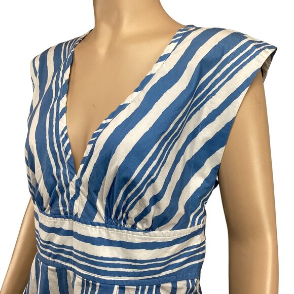 Tracy Reese x Anthropologie Top Size Medium Catamaran‎ Striped Sleeveless - Picture 6 of 8